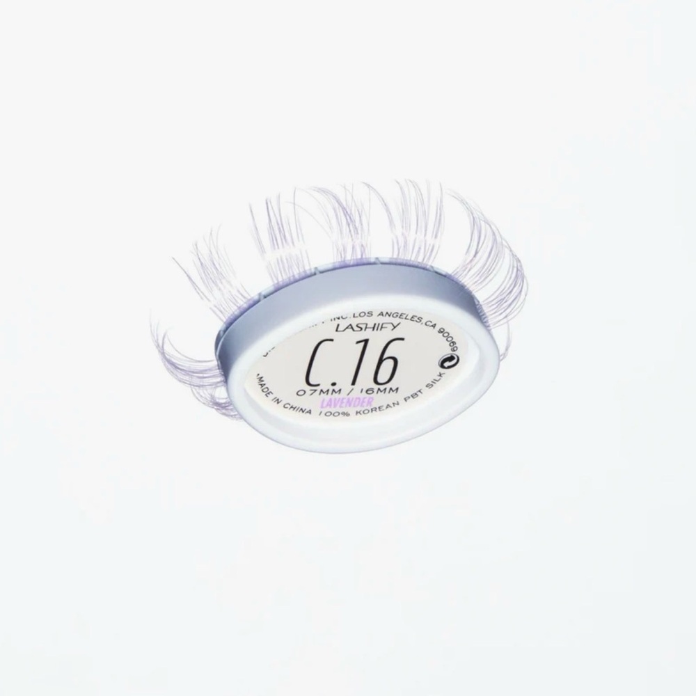 Lavender Lashify Curl Gossamer Lashes C16